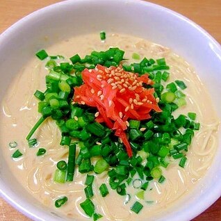 マクロビ豆乳とんこつラーメン☆ランチ&〆